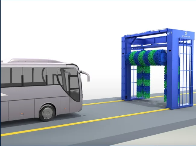 Render frontal del tunel industrial Greenmatik GIANT GT3