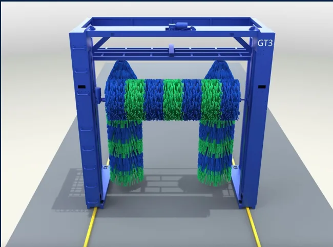 Tunel GIANT GT3 — vista posterior con sistema de secado industrial