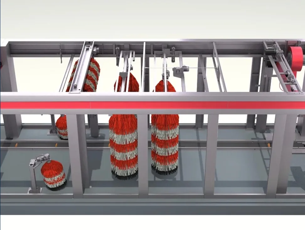 Túnel MATIK'S MK7 — vista posterior y modulo de secado