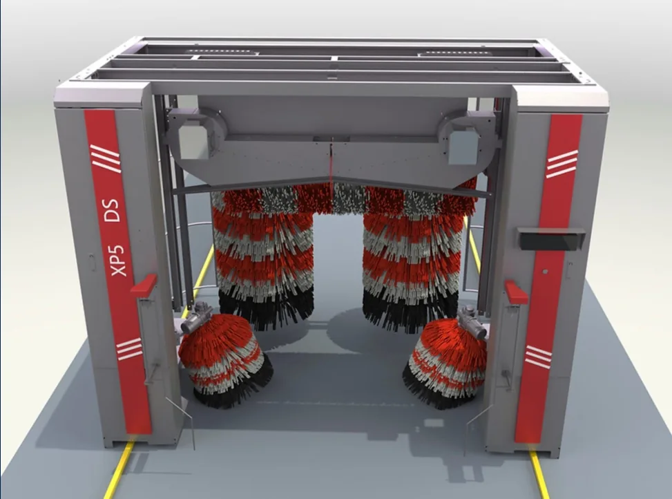 Puente MATIK'S XP5 DS — detalle del arco de enjuague y secado