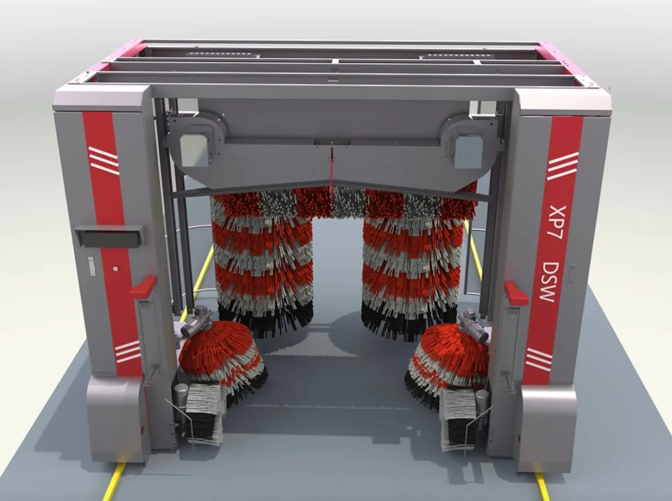 Puente MATIK'S XP7 DSW — detalle del modulo de secado y cera